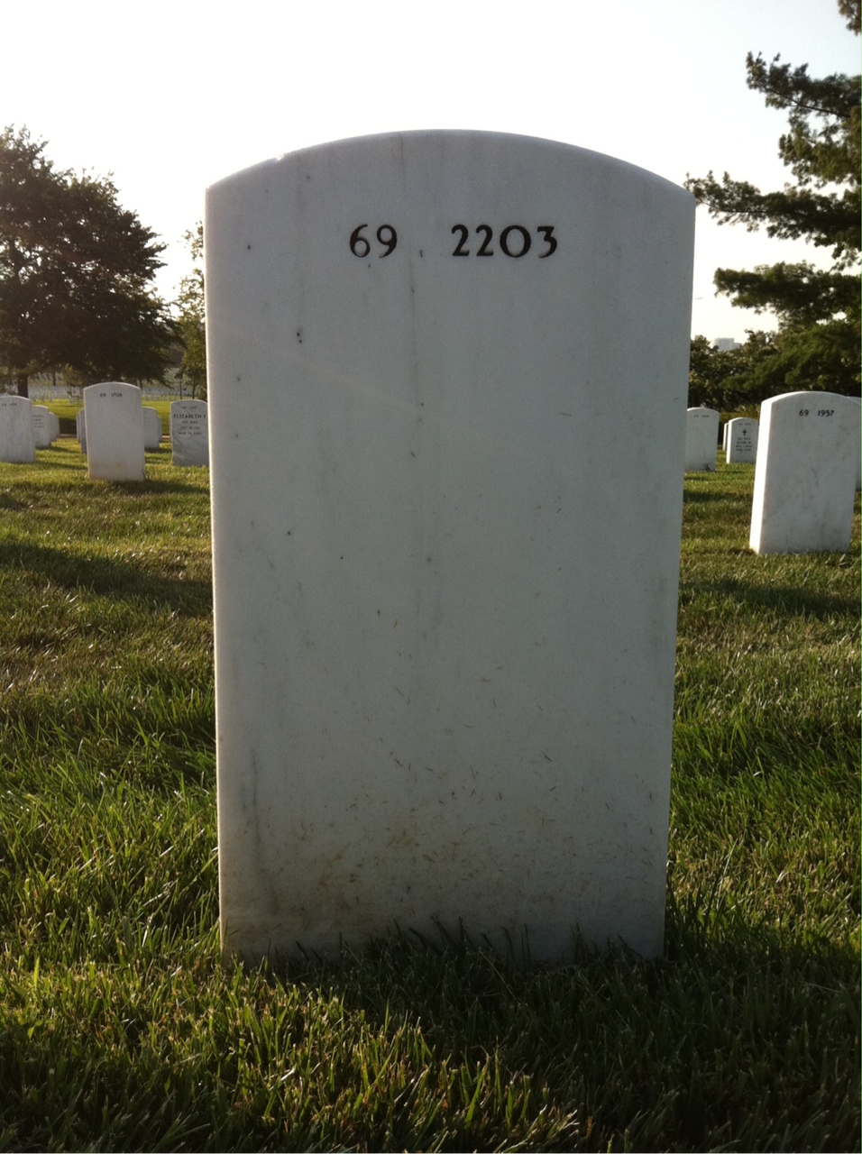 Back of headstone — William Gordon