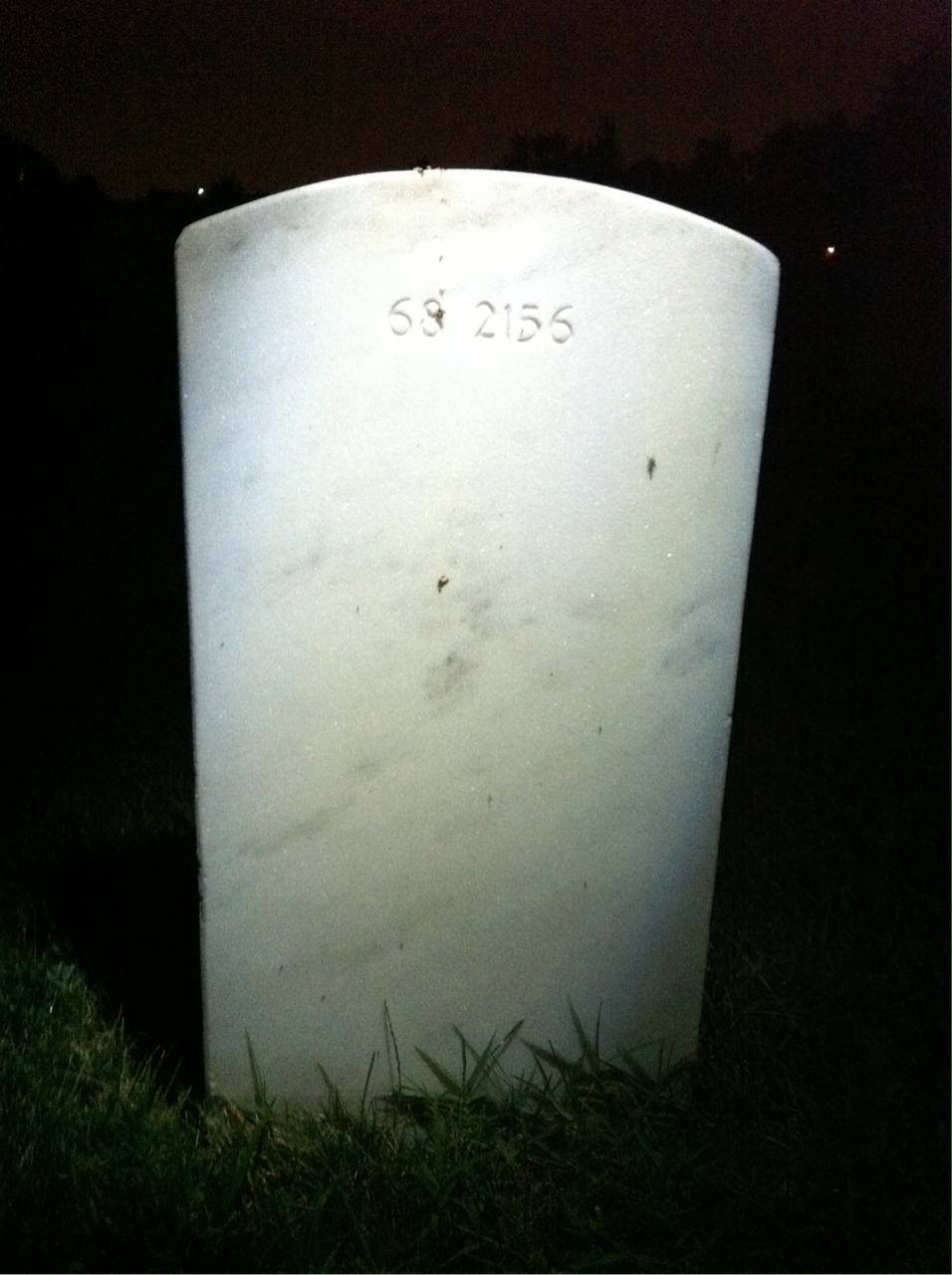 Back of headstone — William S Rosensweig