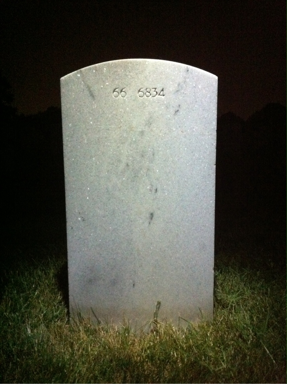 Back of headstone — James Adler