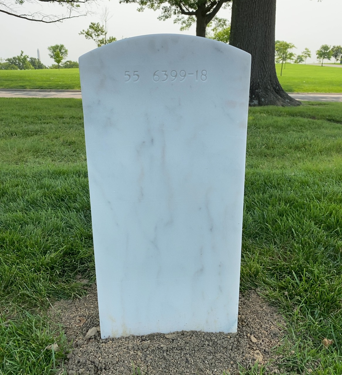 Back of headstone — Alfred Mckenzie