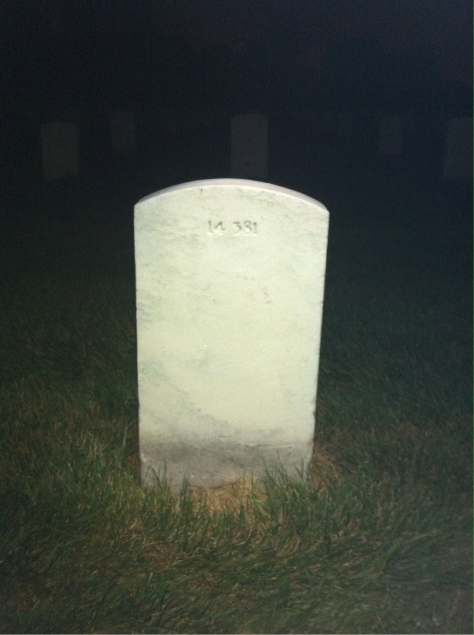 Back of headstone — Thomas Roger Reed