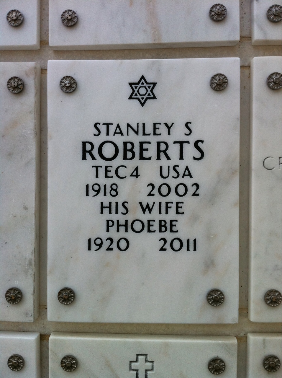 Stanley S Roberts