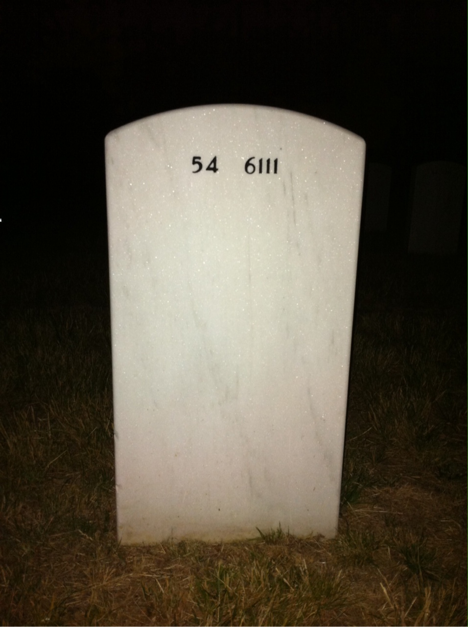 Back of headstone — Morris Wiener