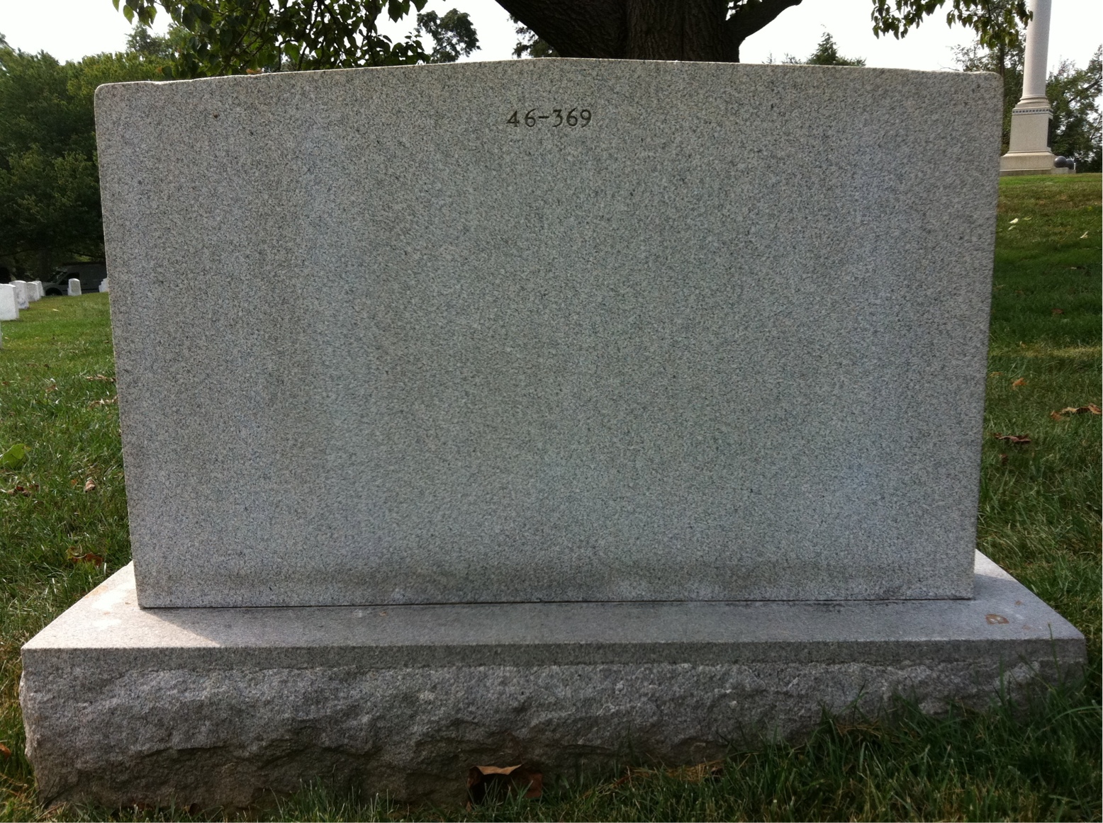 Back of headstone — Jose Moreno