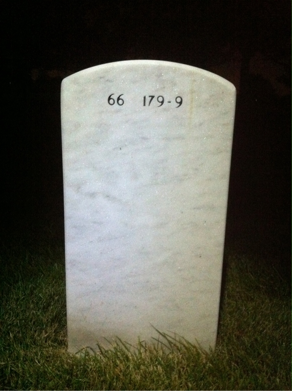 Back of headstone — Martin Mulry