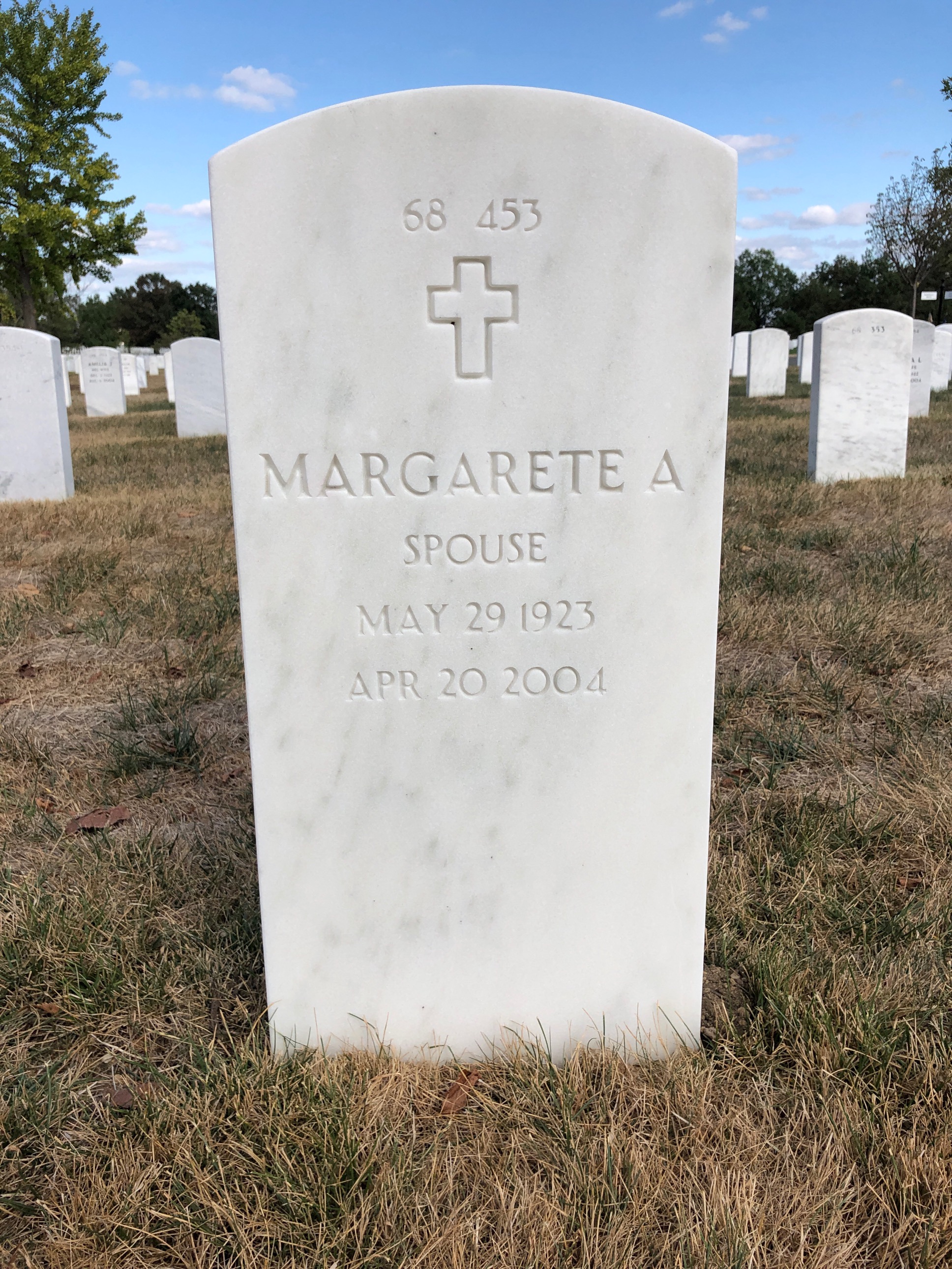 Back of headstone — Don Borden