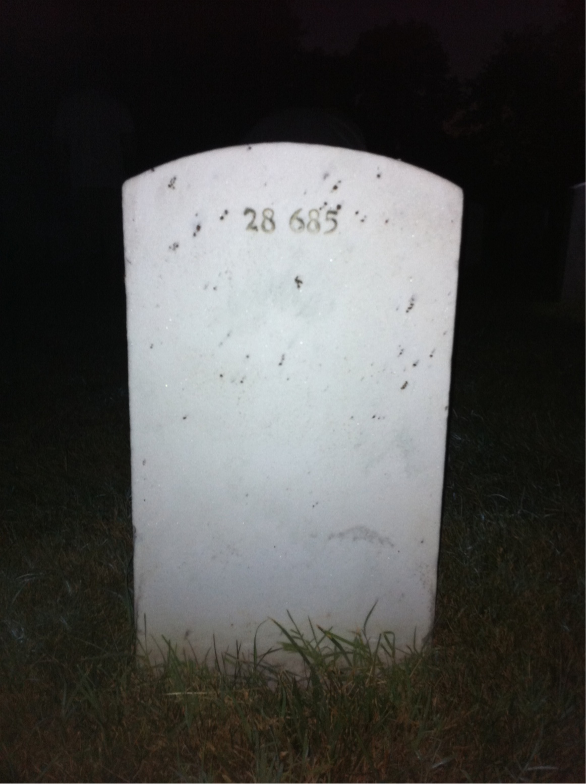 Back of headstone — Lois Mcintosh