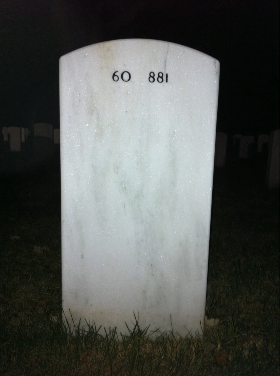 Back of headstone — Fritz Friant