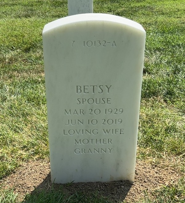 Back of headstone — Thomas Edward Masotas