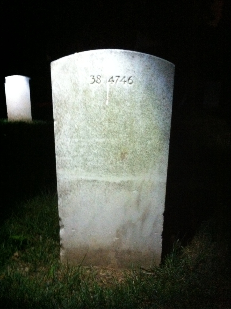 Back of headstone — Richard Bancroft
