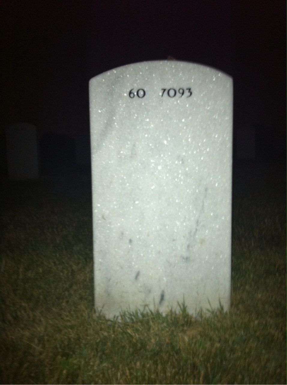 Back of headstone — John Binder