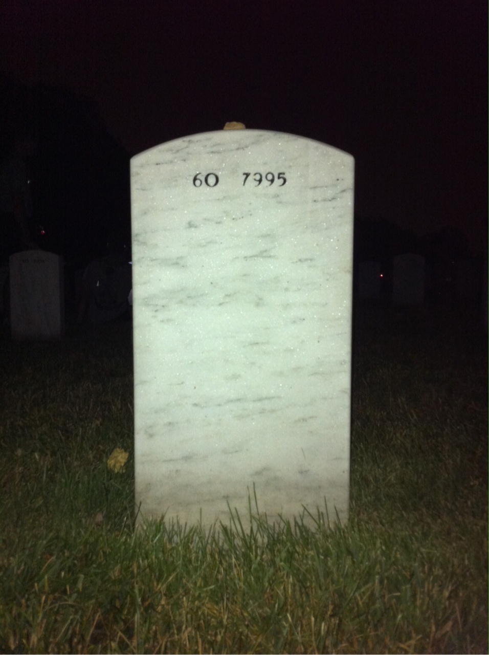 Back of headstone — Neil Santoriello