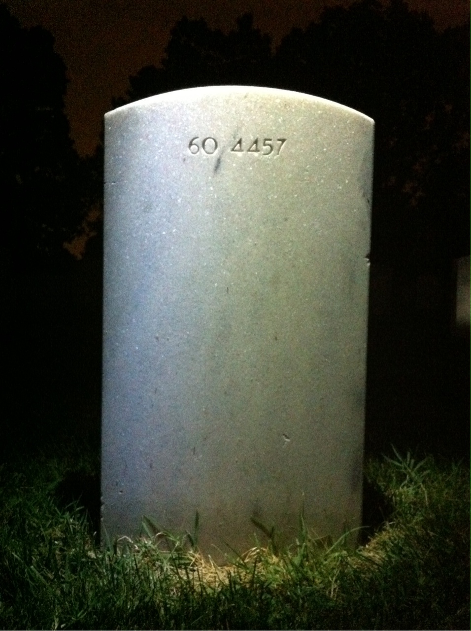 Back of headstone — Thomas Michael Reise