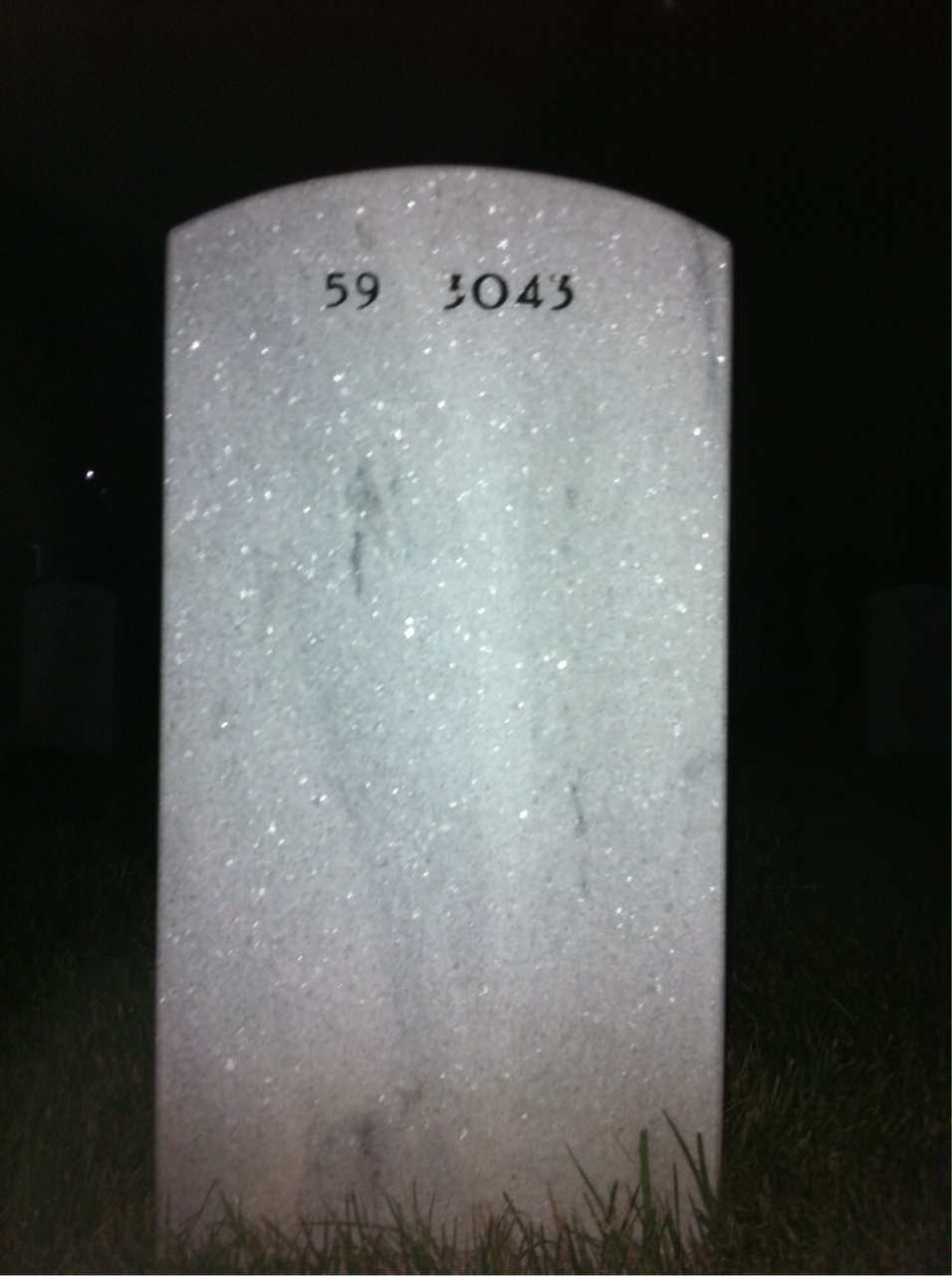 Back of headstone — Edward Westlake