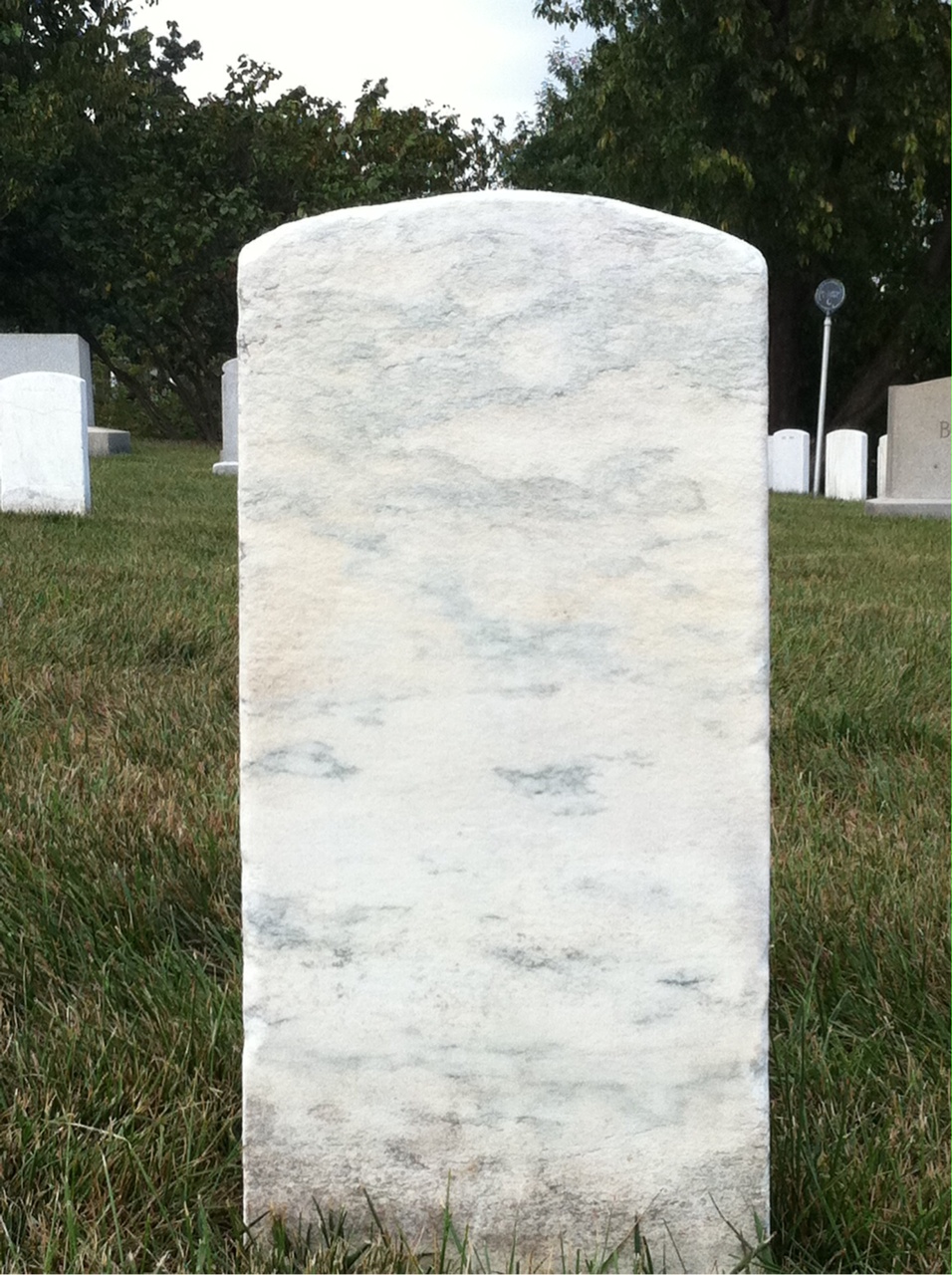 Back of headstone — Cornelius Babcock