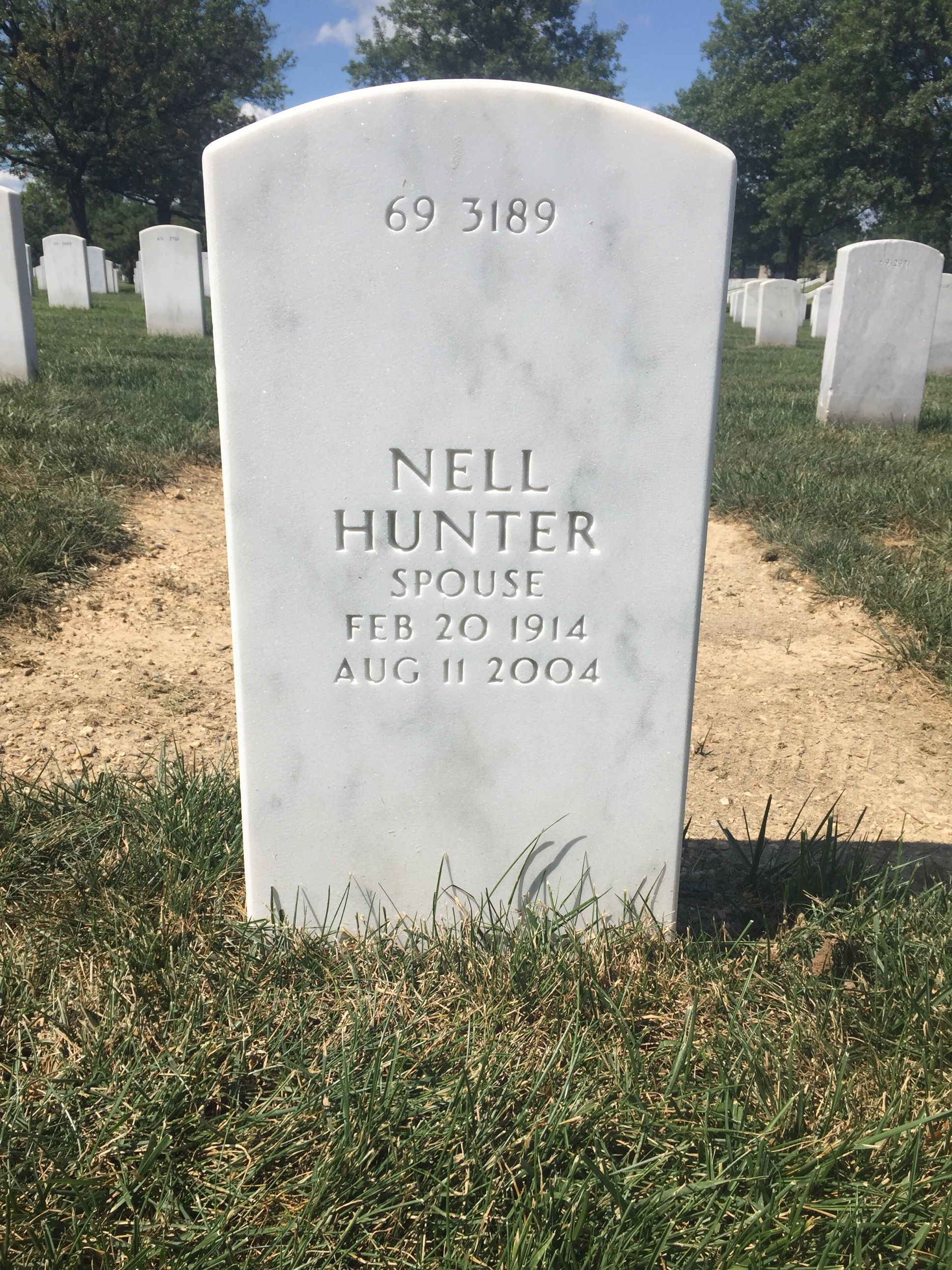 Back of headstone — Henry Lantelme