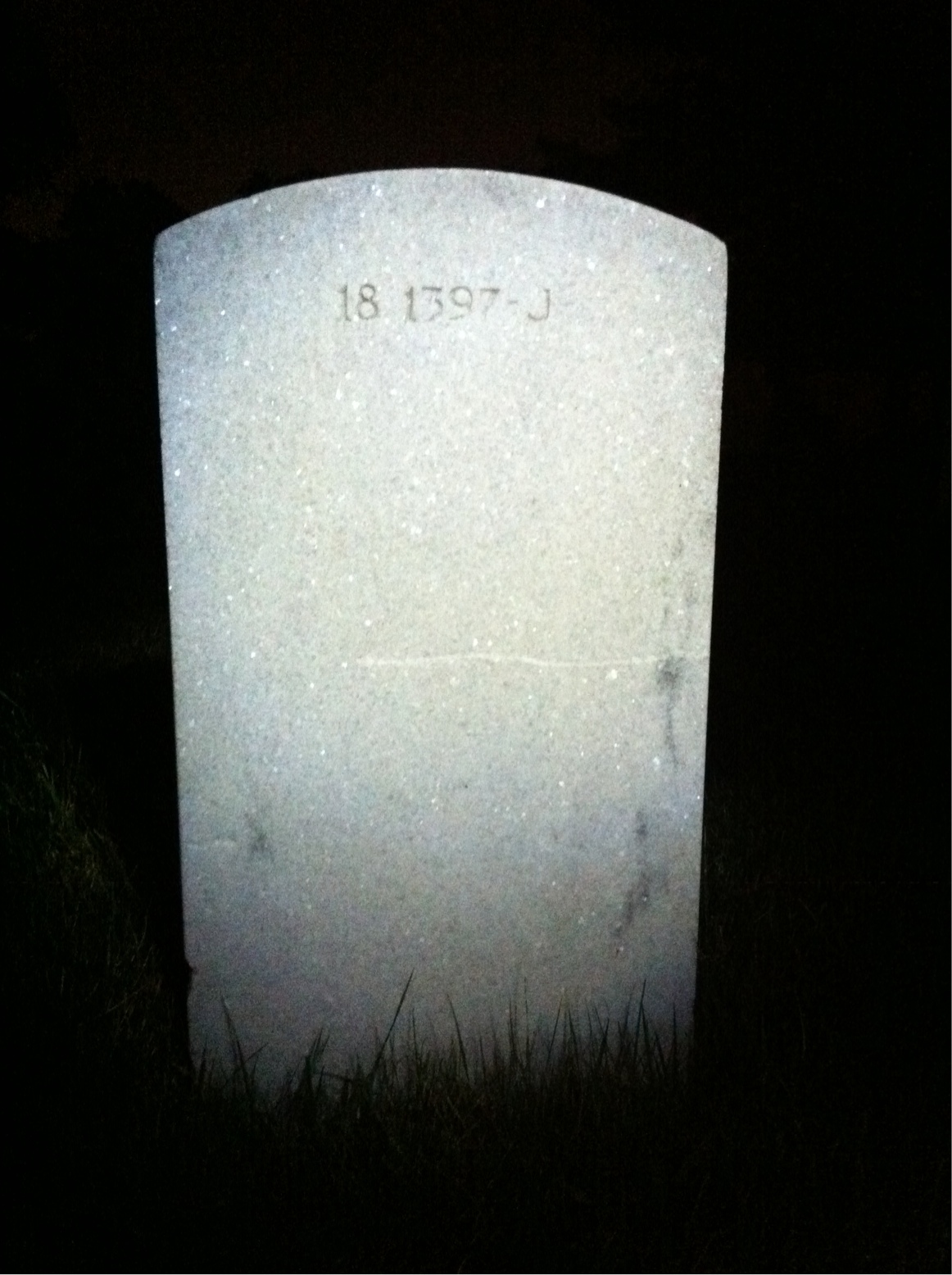 Back of headstone — Charles Brennan