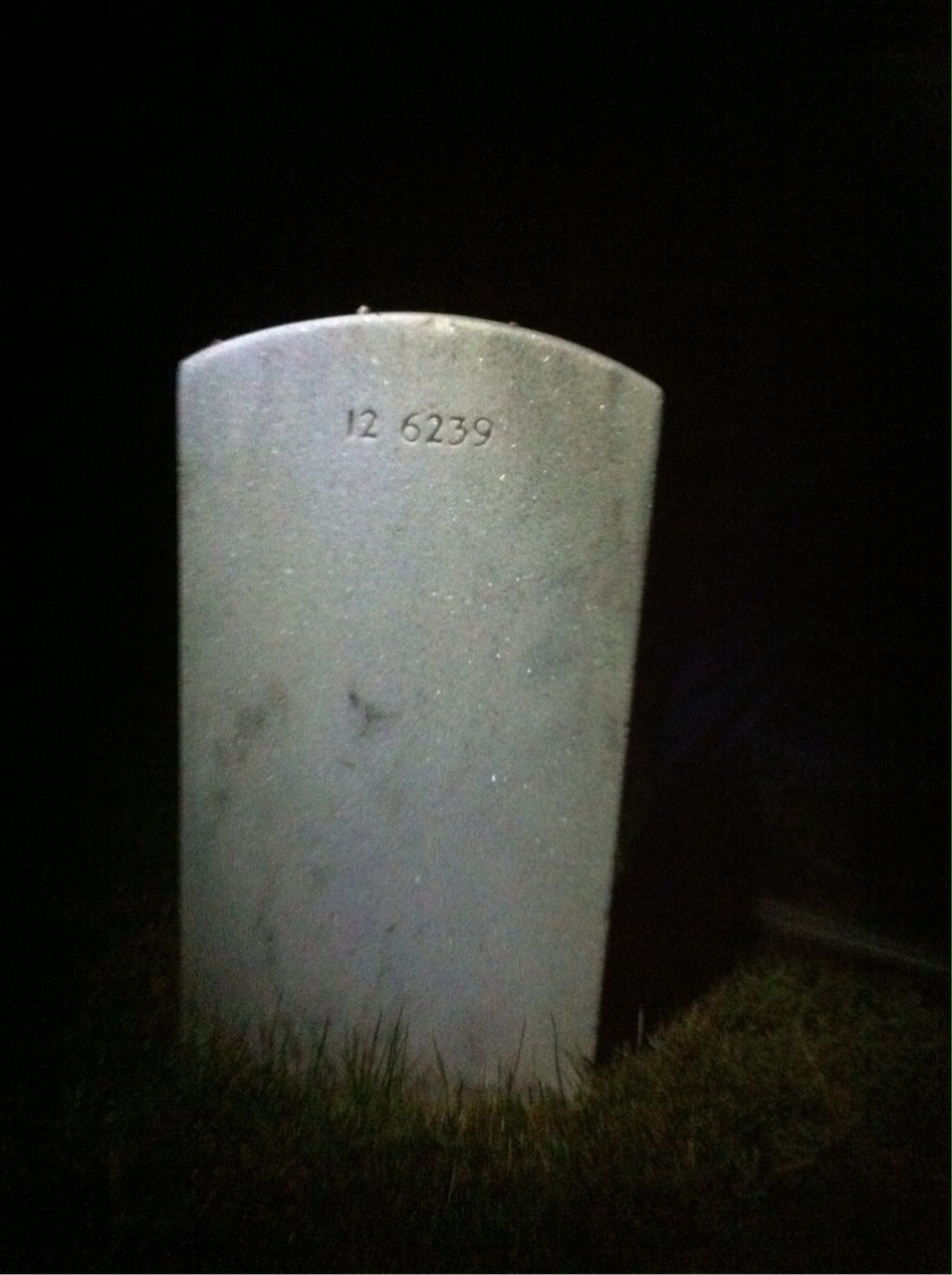 Back of headstone — Helen Murphy