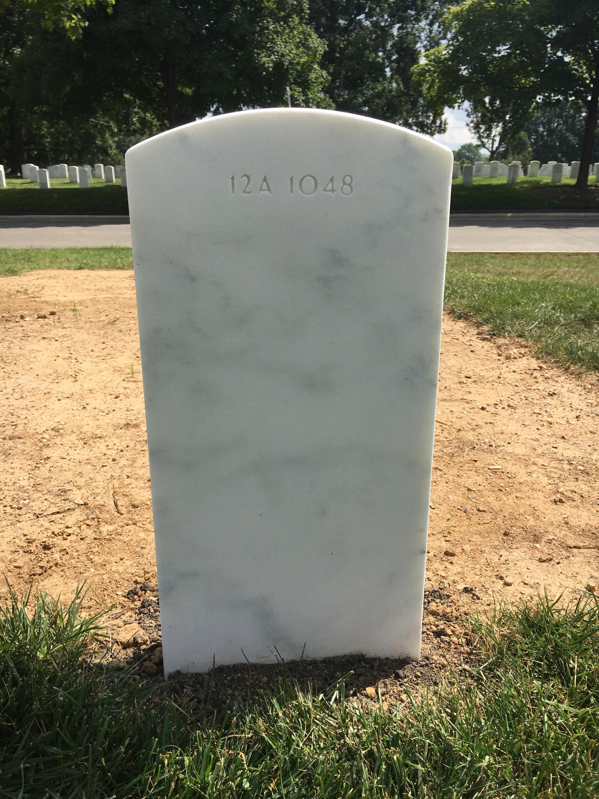 Back of headstone — Robert Bohls