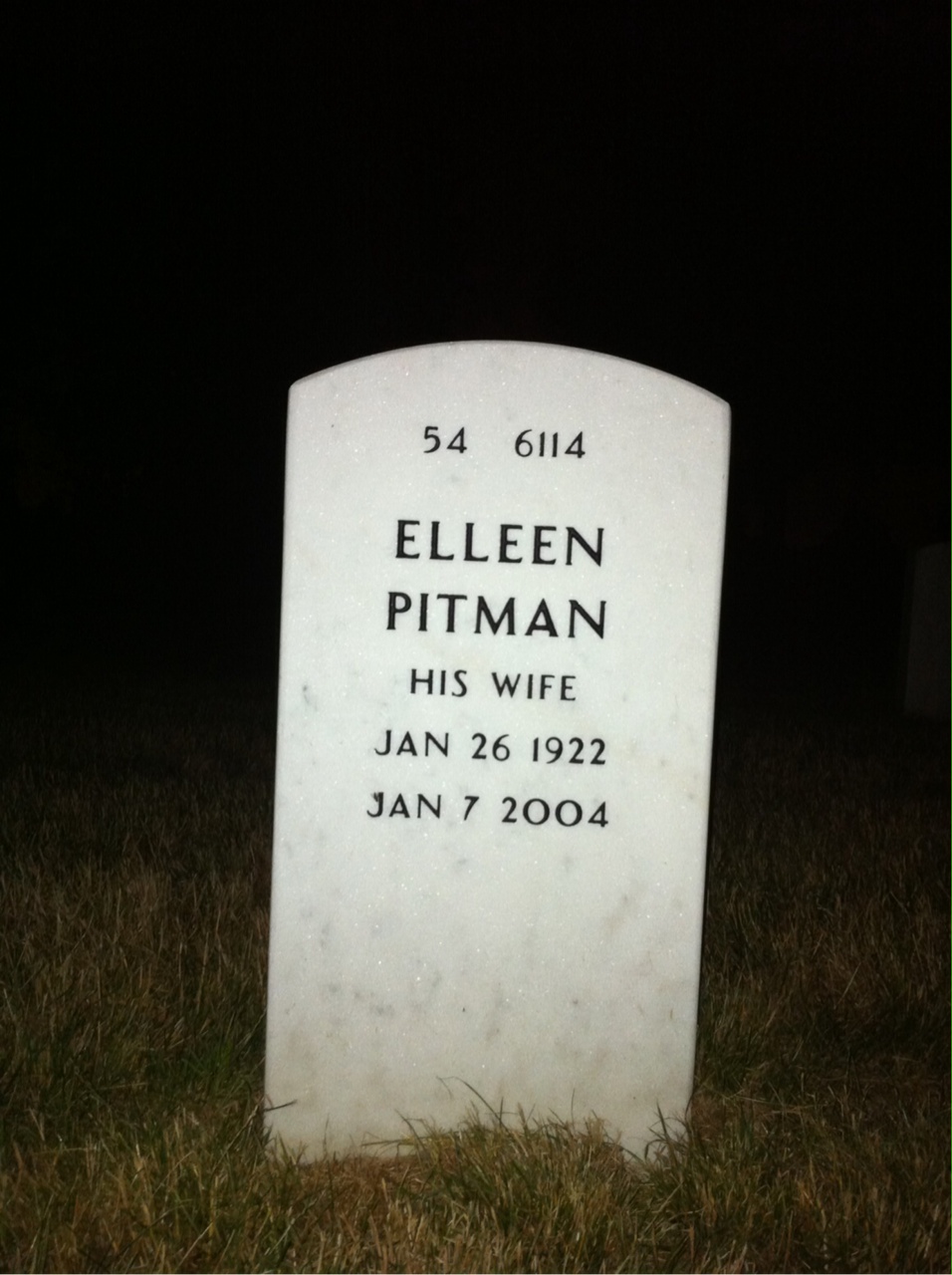 Back of headstone — Francis Weiland