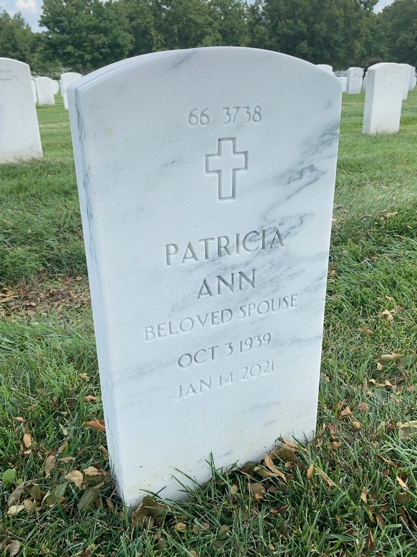 Back of headstone — Leo Morin