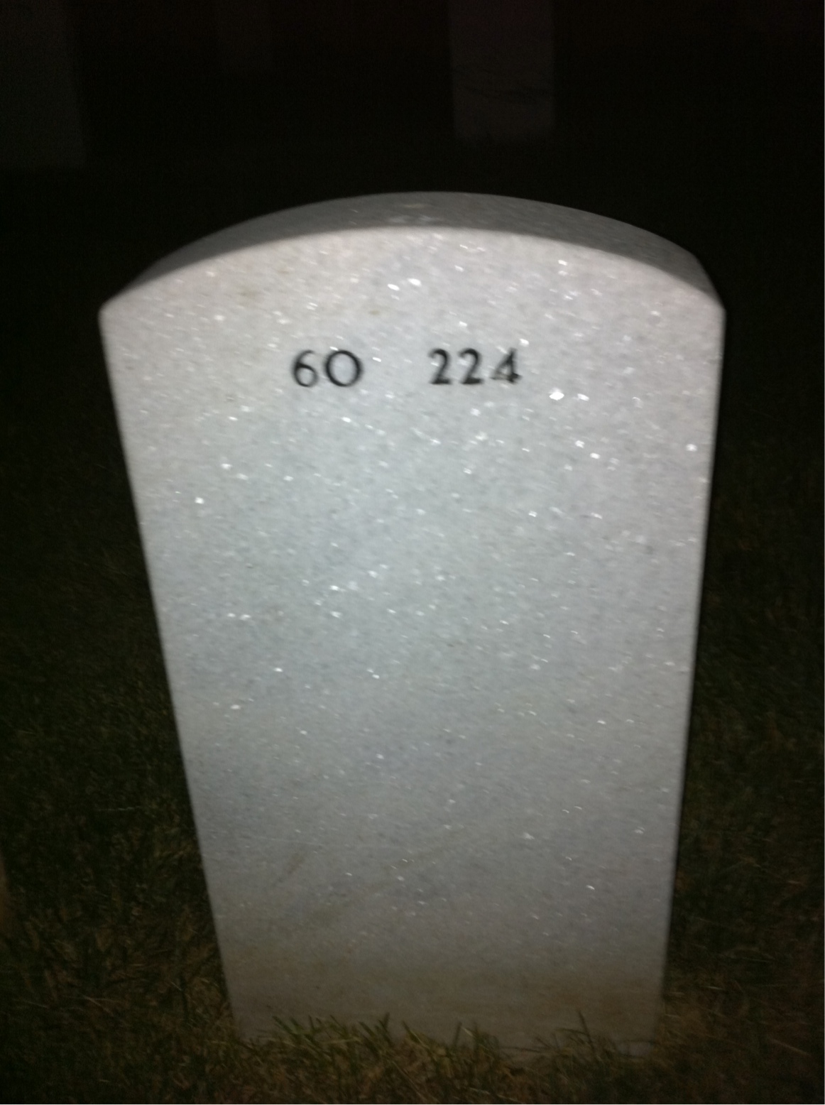 Back of headstone — Carl Bennett
