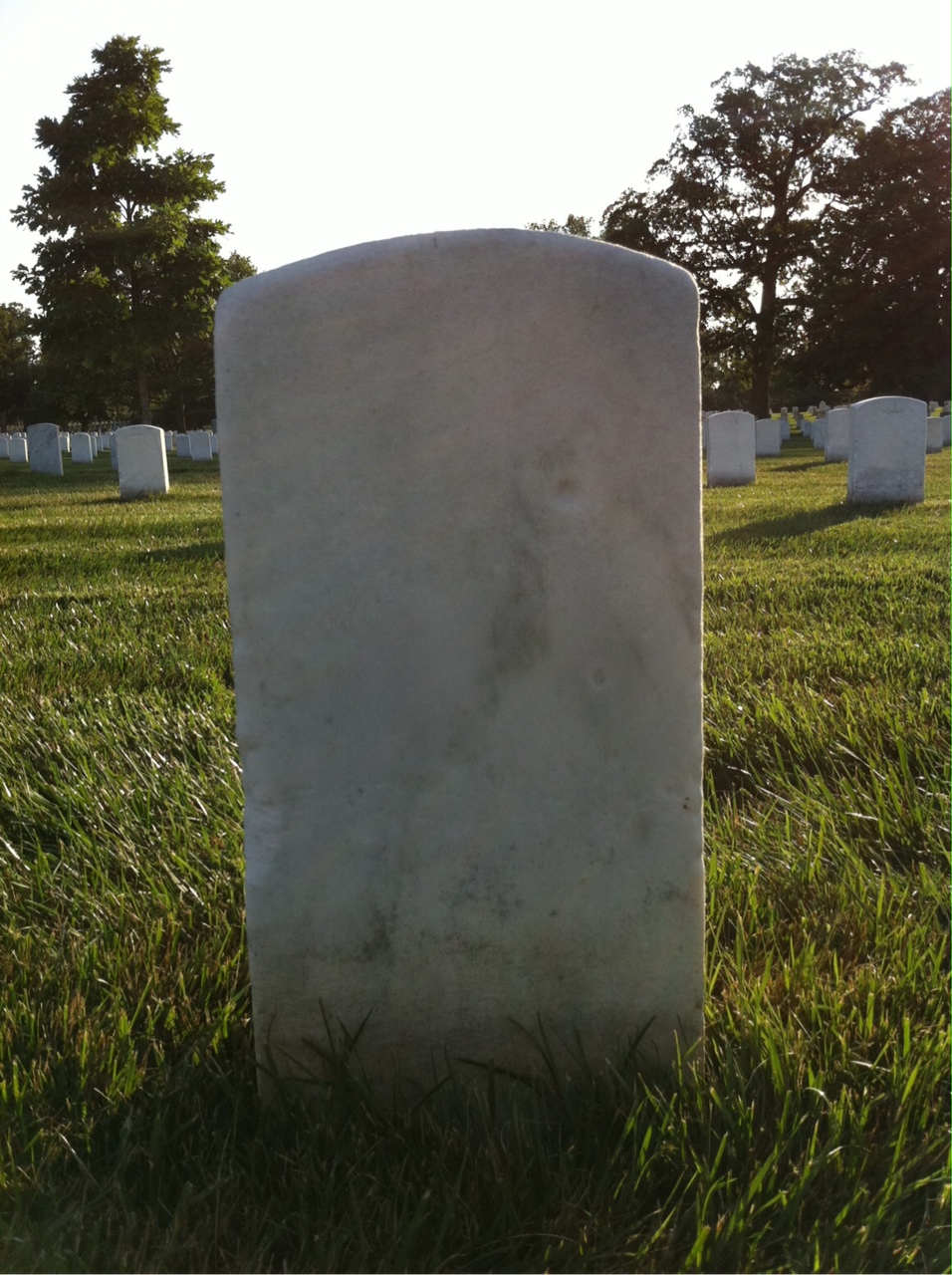 Back of headstone — William Boynton