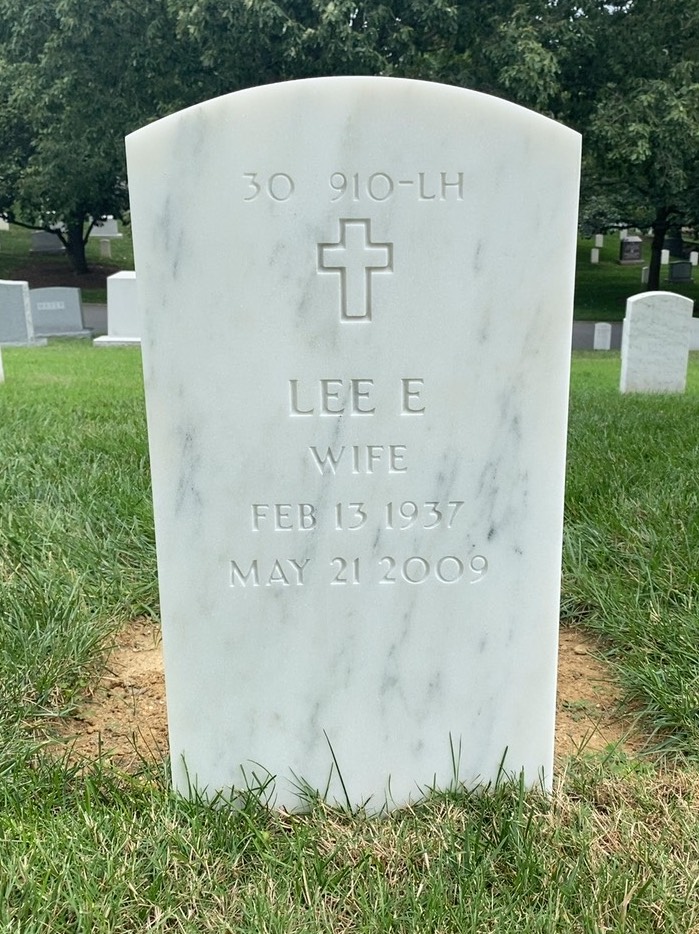 Back of headstone — Ted Fenno