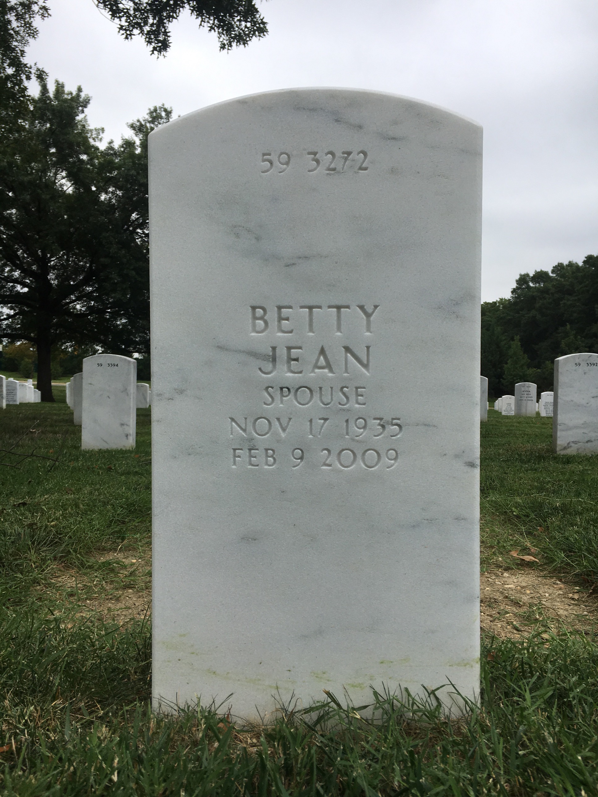 Back of headstone — John Manzo