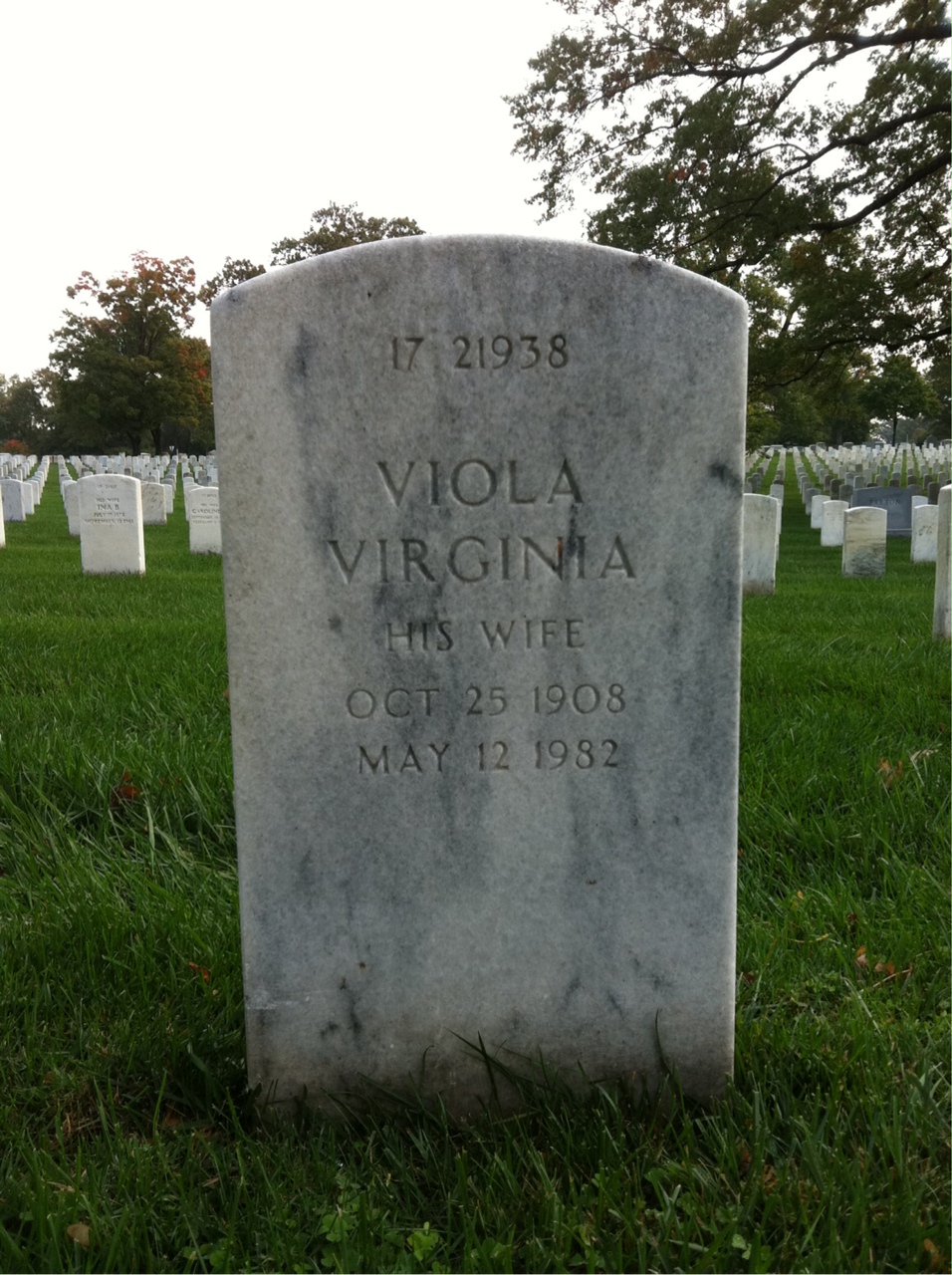 Back of headstone — Robert Mutchler
