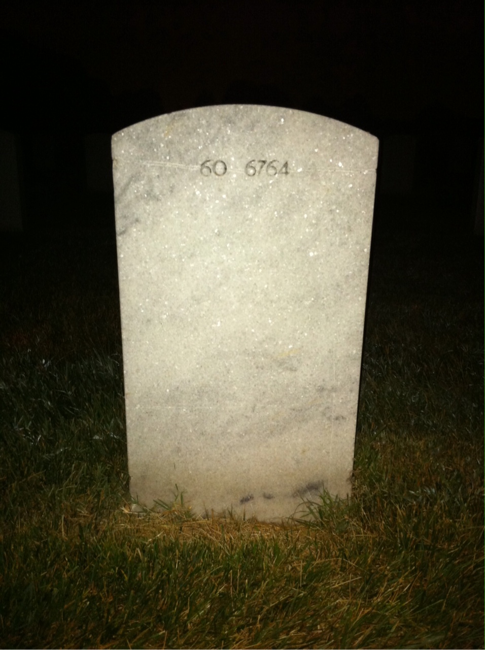 Back of headstone — Richard Moore