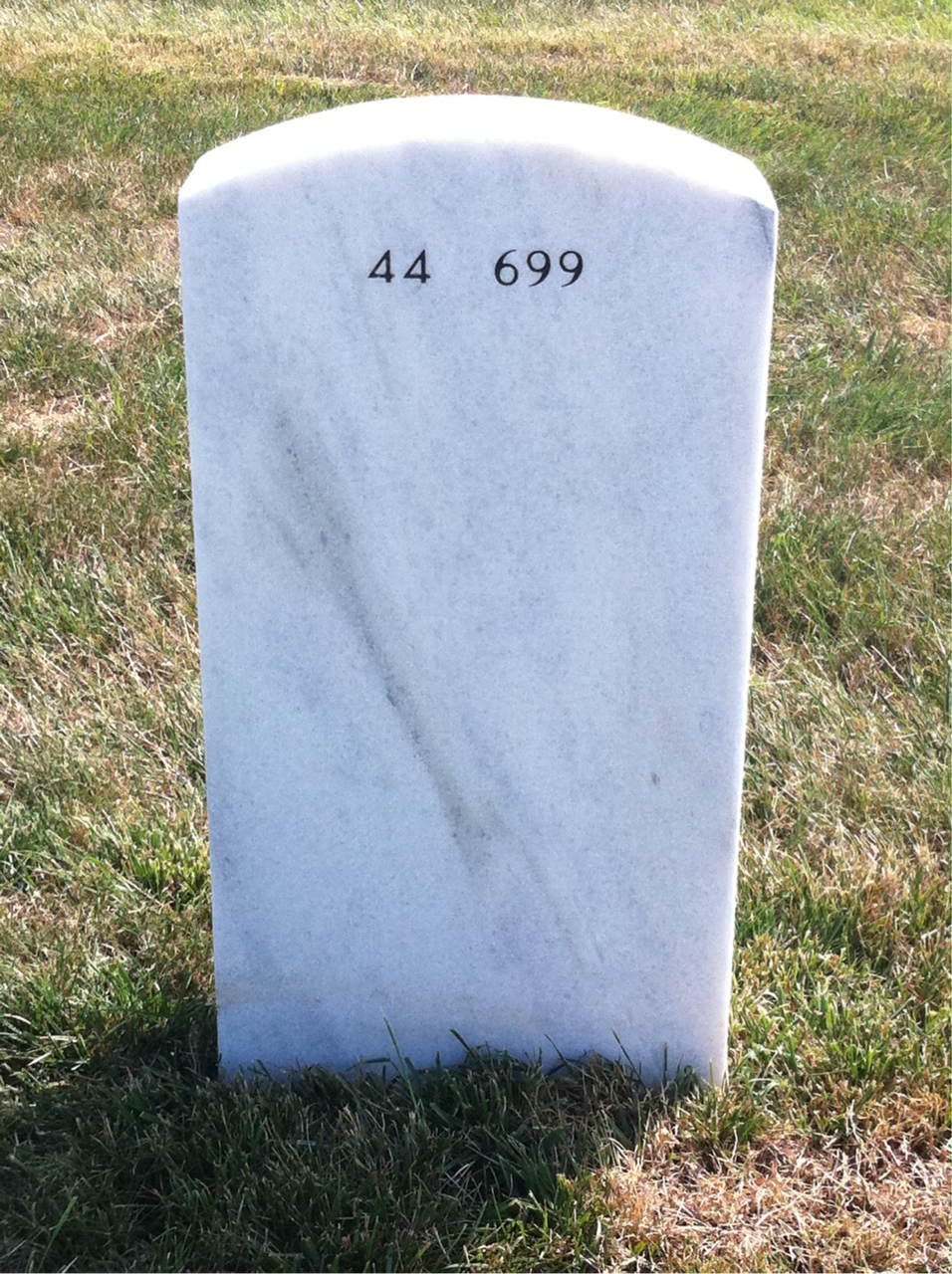 Back of headstone — Earl Bathke