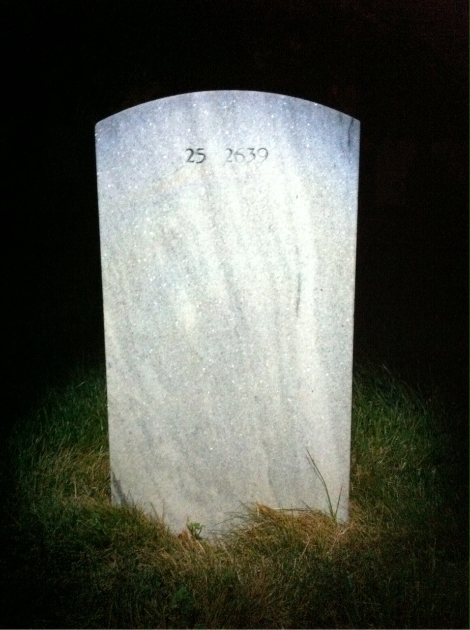 Back of headstone — Raymond Phelps