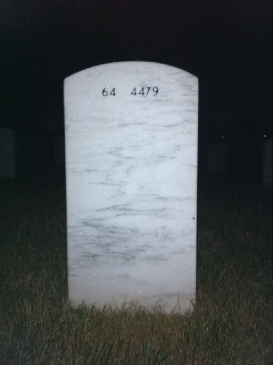 Back of headstone — Thomas Gadomski