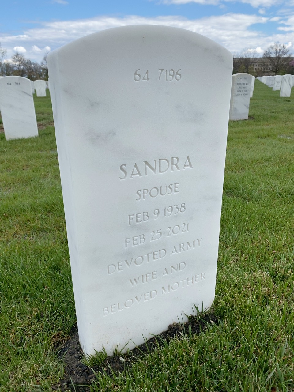Back of headstone — Stephen Smith