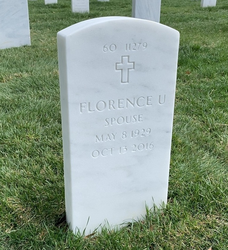 Back of headstone — John Mittino