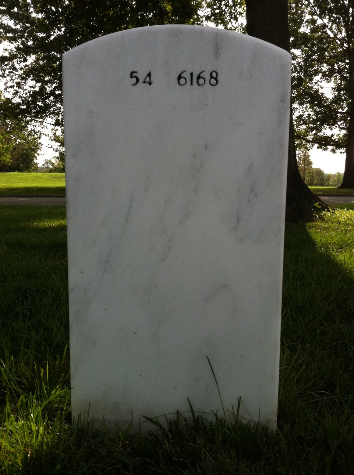 Back of headstone — Ronald Francisco