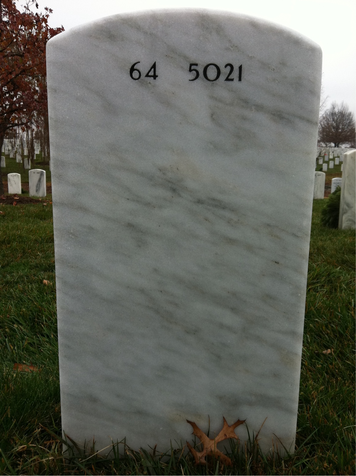 Back of headstone — Robert Maclean