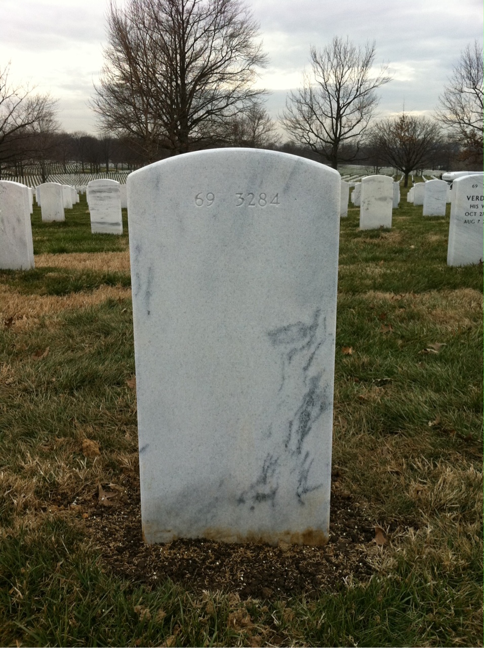 Back of headstone — James Corkery