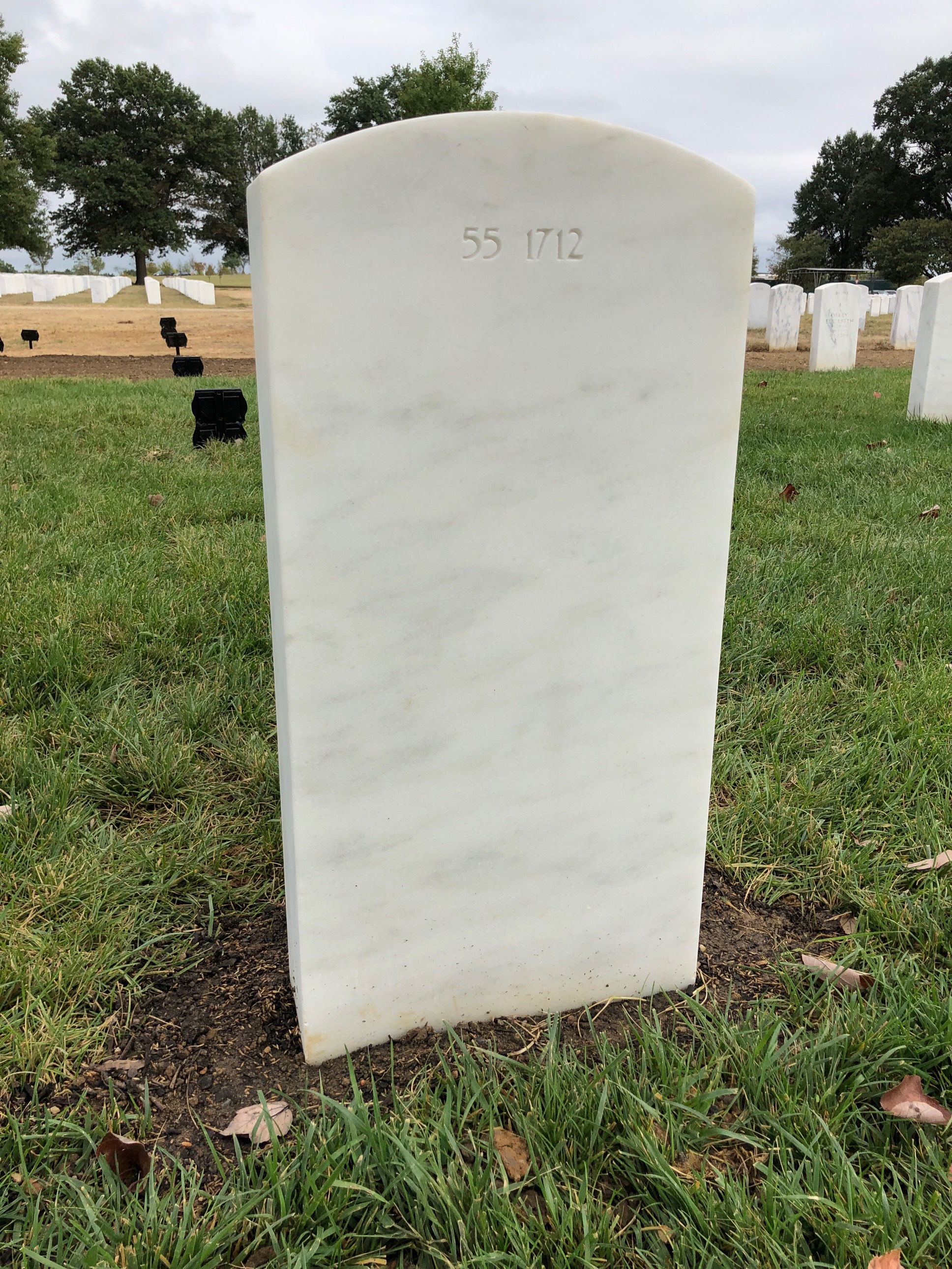 Back of headstone — Patricia Balod