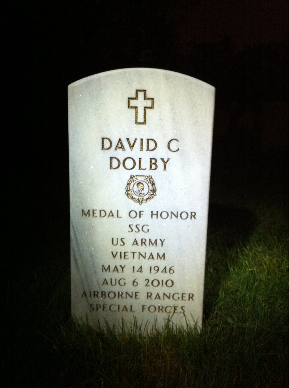 Headstone of David Charles Dolby