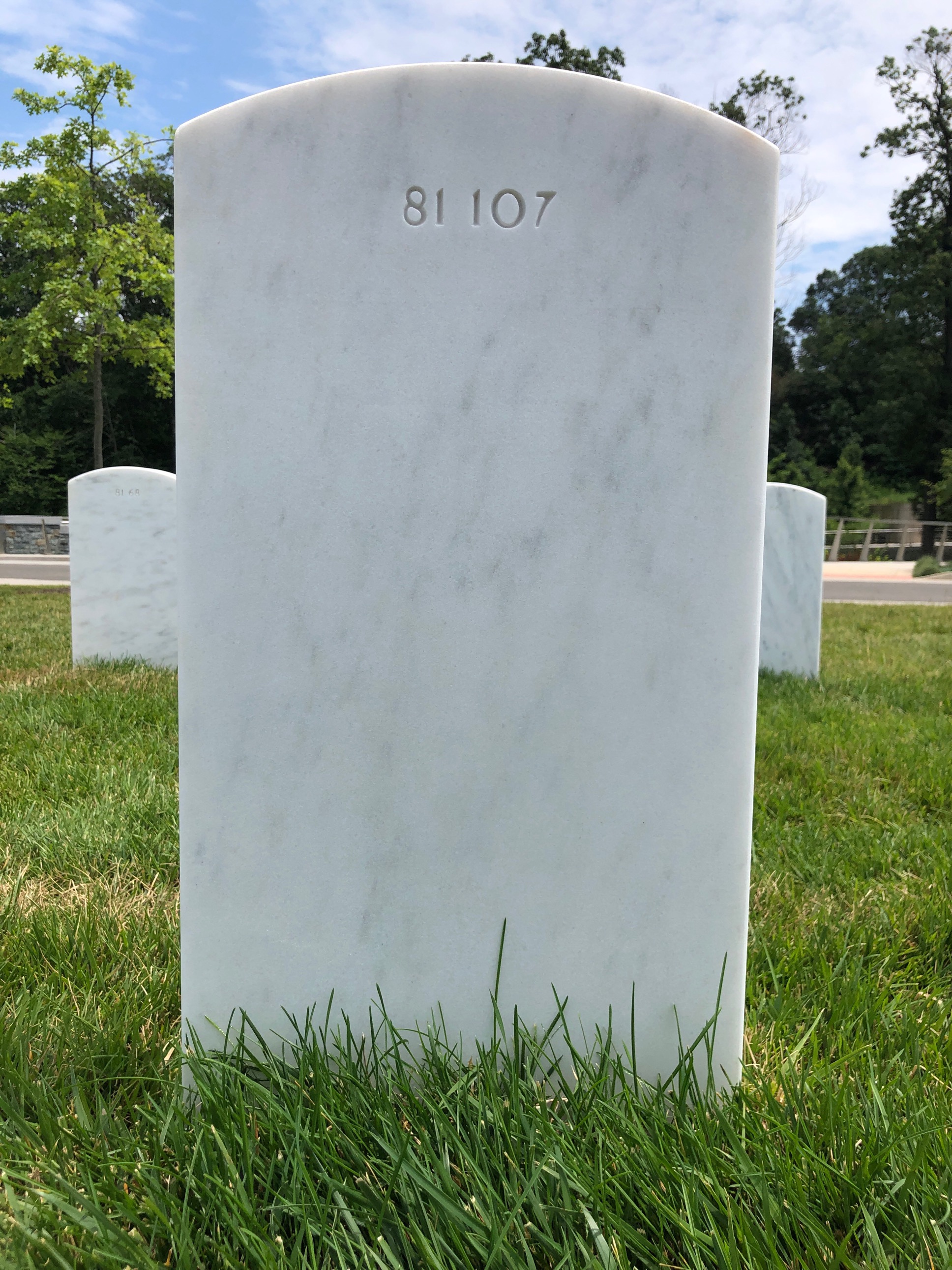 Back of headstone — William Murphy