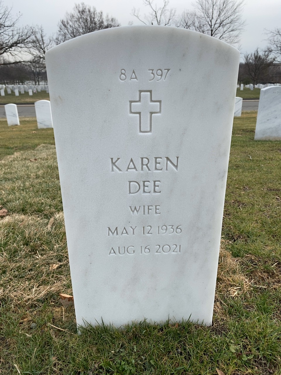 Back of headstone — Thomas Irwin Davis