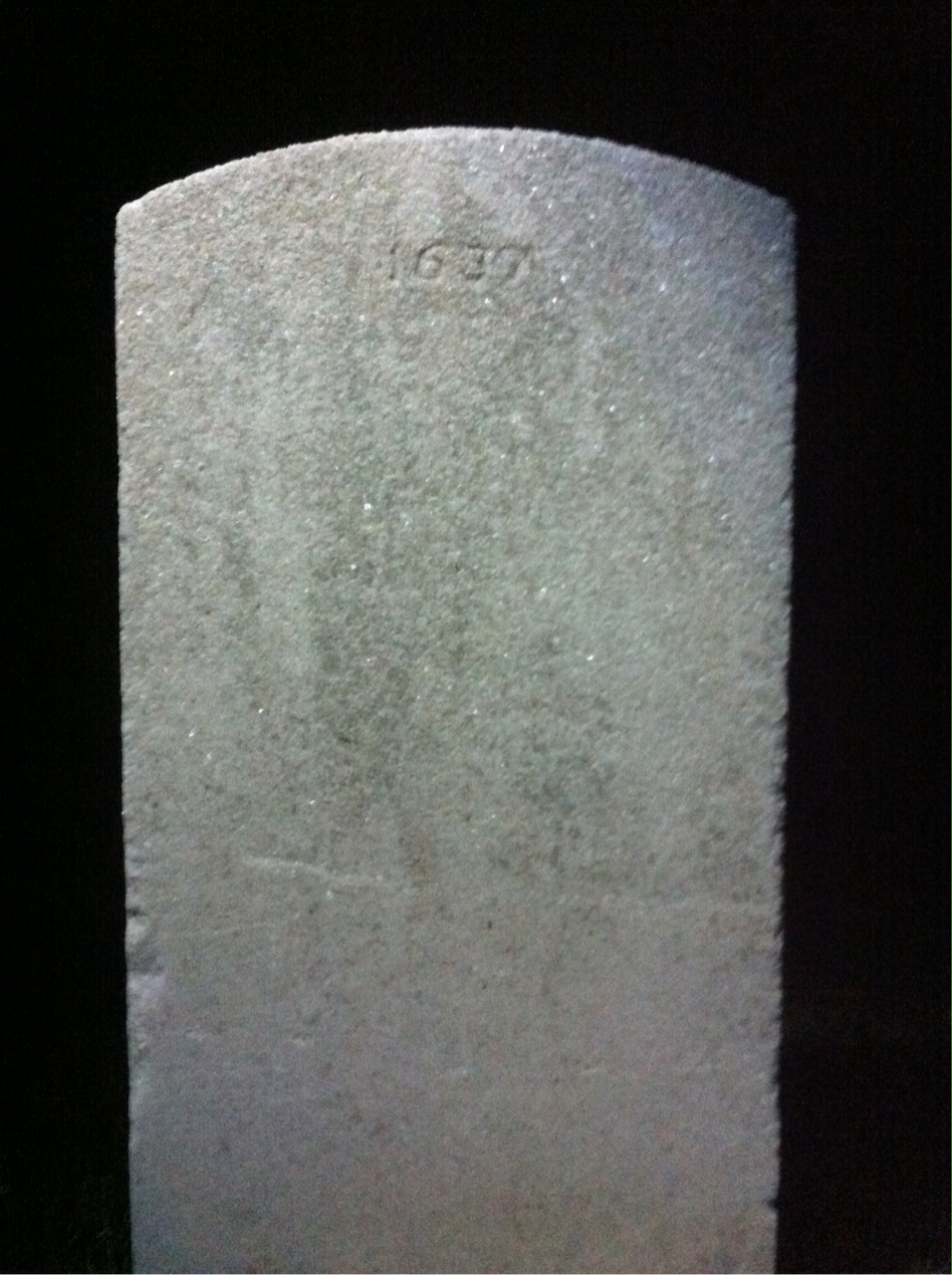 Back of headstone — Elliott Moore