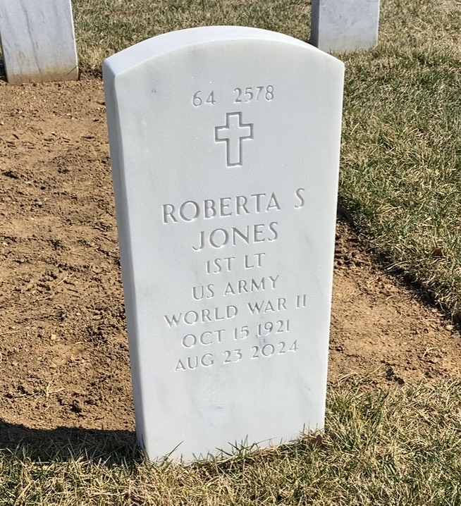 Back of headstone — Walter E Jones