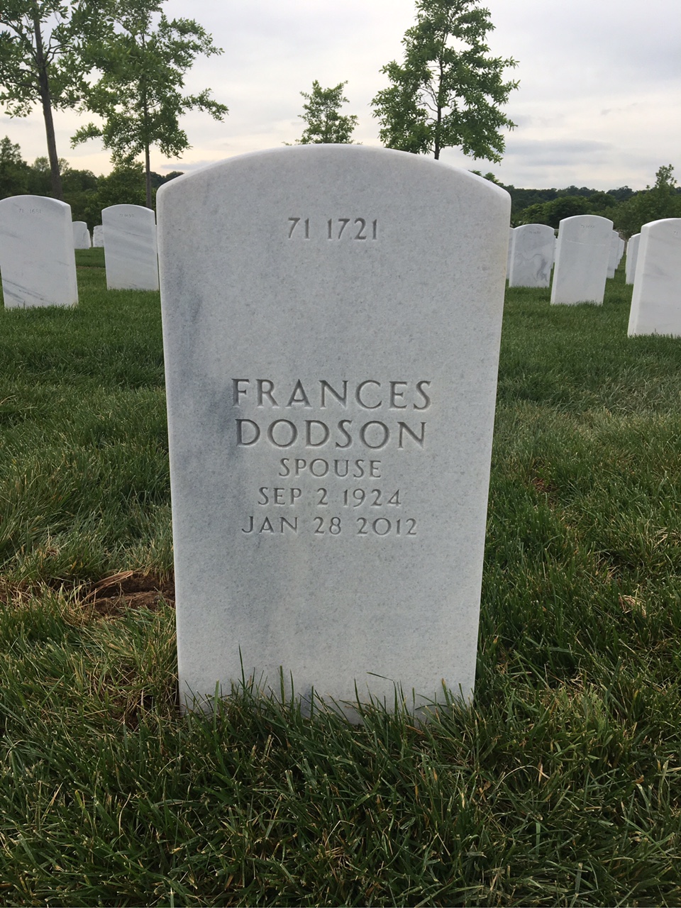 Back of headstone — Kermit Mintz