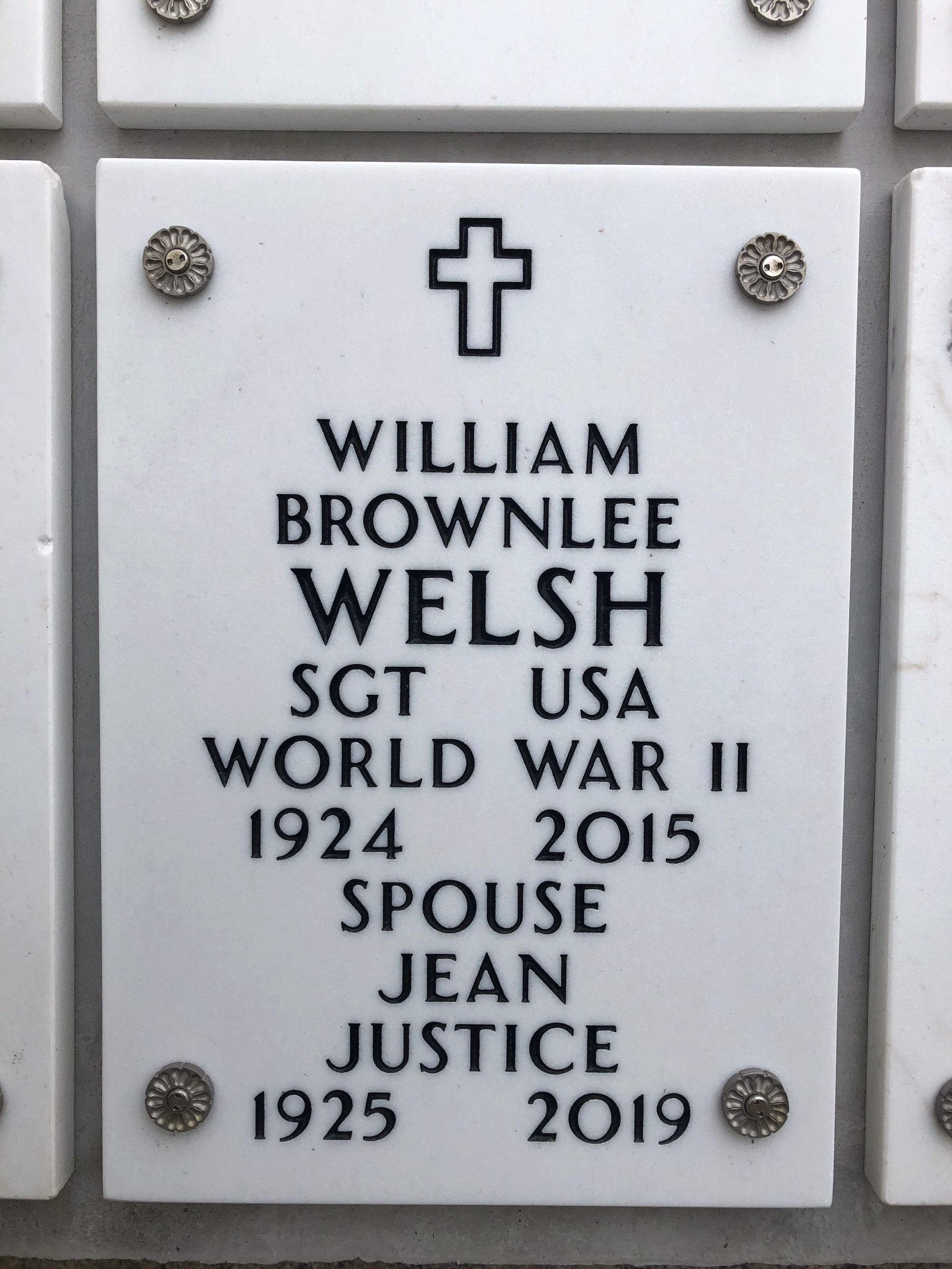 William V Welsh
