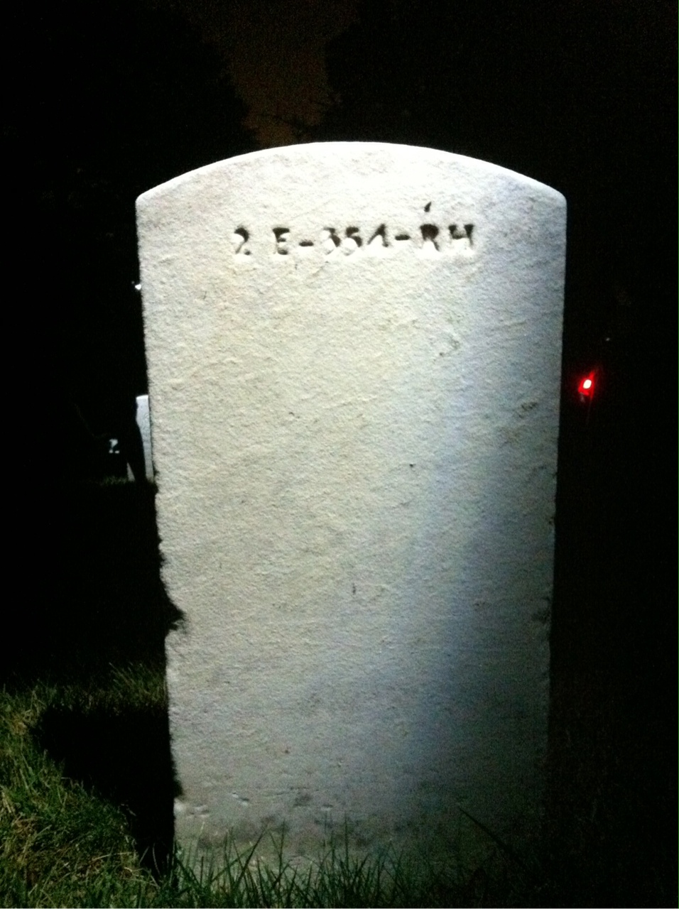 Back of headstone — Douglas Cordiner