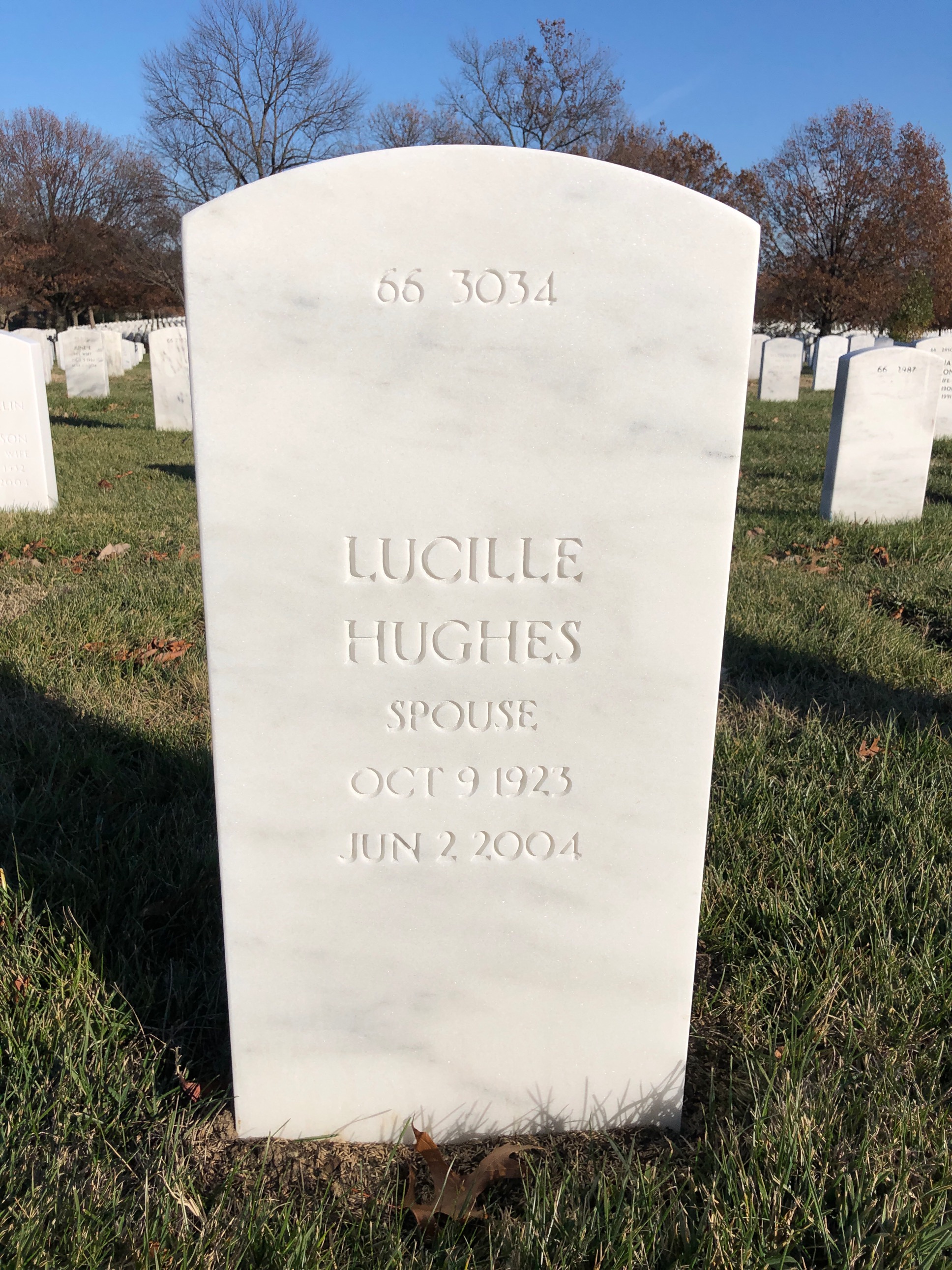 Back of headstone — Willard Sollers