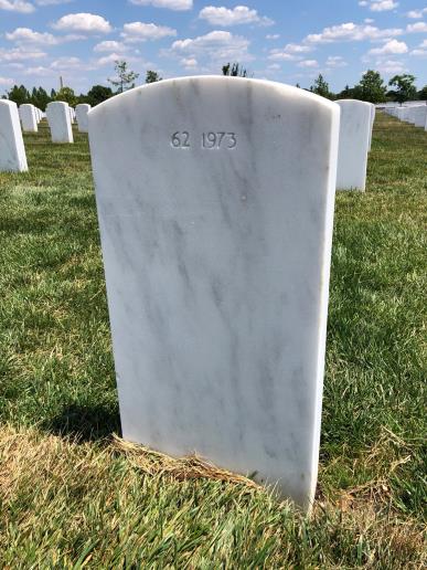 Back of headstone — Charles Anderson